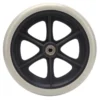 6/8inch 5/6 Holes Solid Wheel PU Wheelchair Rollator Caster Hub Replacement 608ZZ Metal Bearing Wheel Wheelchair Accessory Parts 1