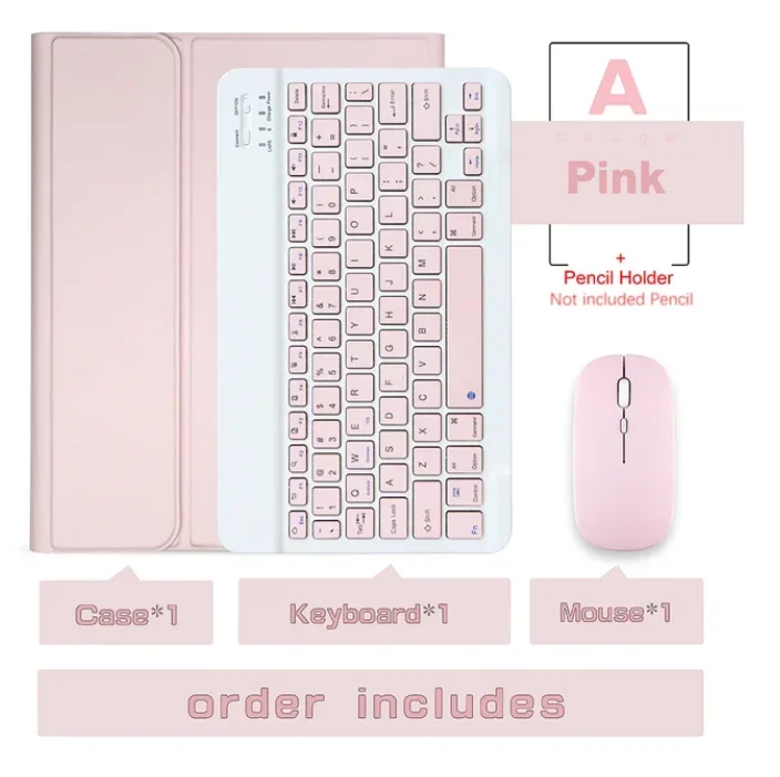 Magic Wireless Keyboard Case with Mouse