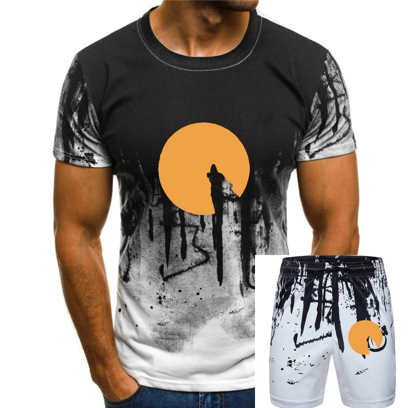 

Adult Men'S True Blood Tv Show Howling Werewolf Wolf Moon Black T-Shirt Tee Wholesale Tee Shirt