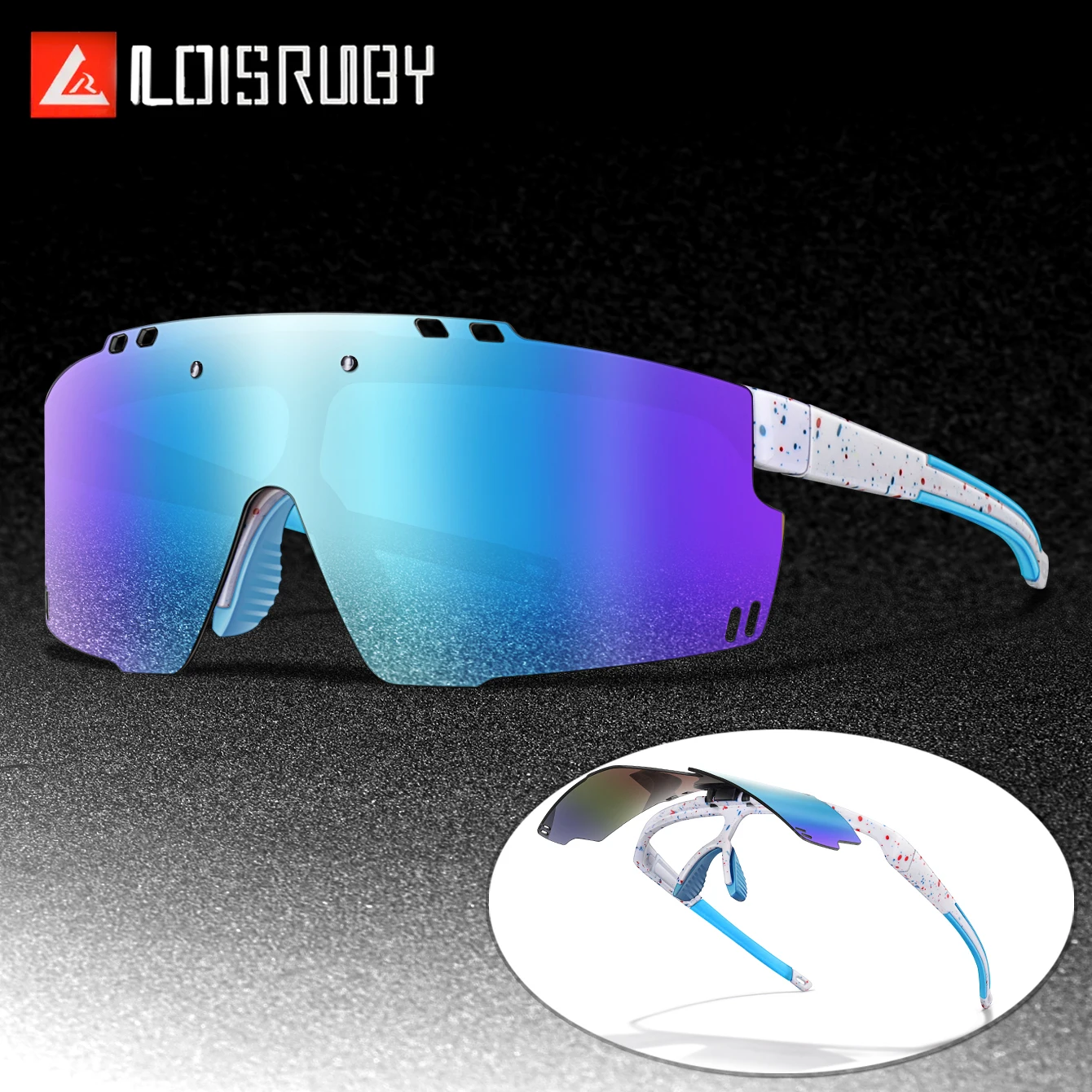 UV400 Windproof Cycling Sunglasses Men Women