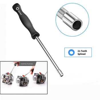 카브레타 특수 조정 스크루 드라이버, Husqvarna 125 135 136 137 141 142 235 235e 236 236e 240 240e 355 435 435e 용 톱니 21 개