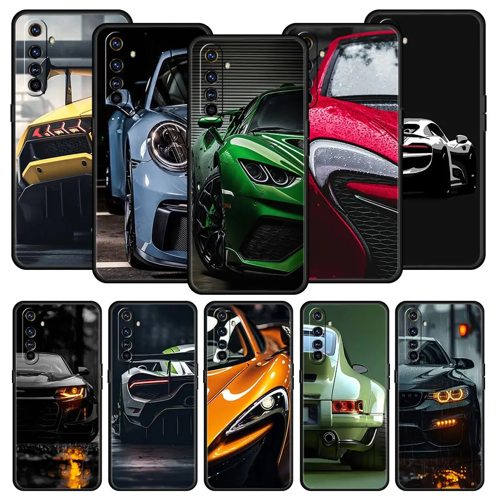 Premium Super Car Sport Soft Phone Case Cover for Realme GT5 (A1)