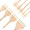 1Pc Flat Paddle Paint Brush with Long Handle 1-4 Inch Large Scale Artist Craft Brush for Oil and Acrylic Paints Art Supplies 1