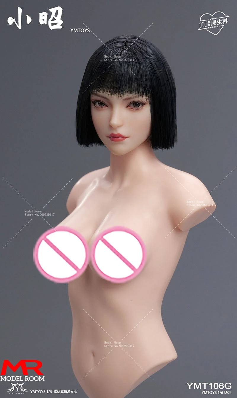 YMTOYS YMT106 1/6 Xiaozhao Cabeza Esculpida Ojos Movibles para Figura PH de 12"" TBL - Imagen 27 de 27