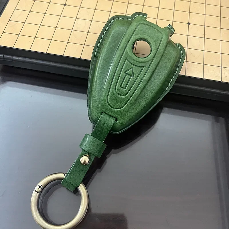 Premium Genuine Leather Key Case and Keyring