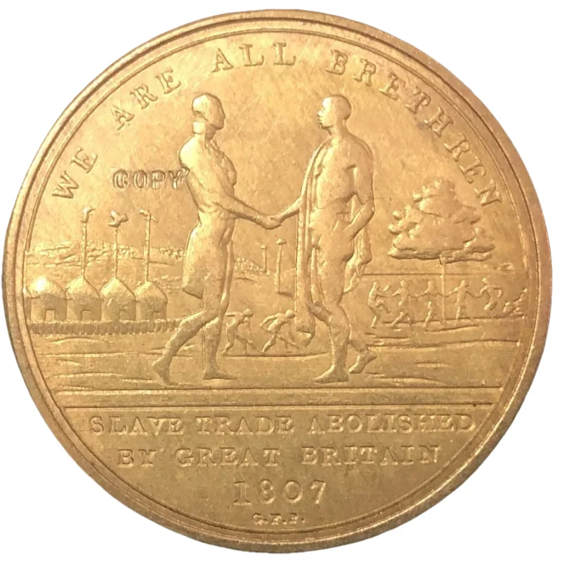 1807 Sierra Leone 1 Penny Token Monete Moneta Di Rame