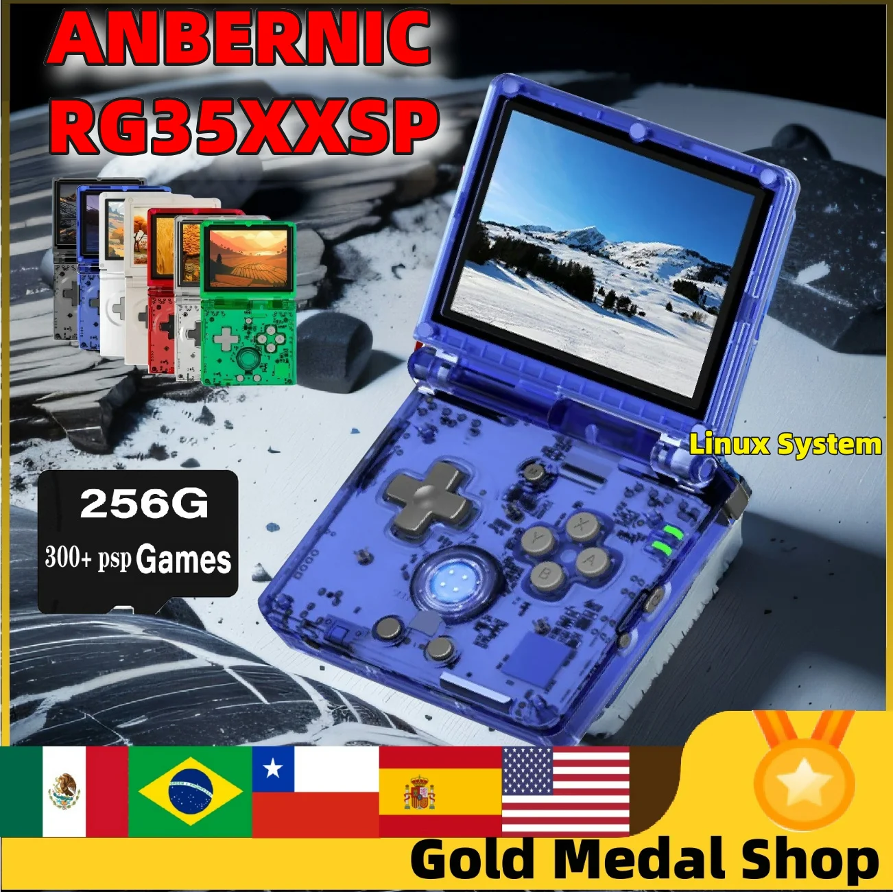 ANBERNIC RG35XXSP Retro Handheld Game Console