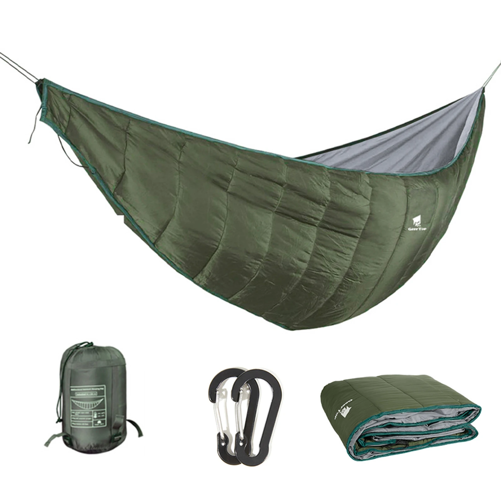 Portable Hammock Underquilt Winter Cold Weather Warm Under Quilt for Outdoor Camping Hiking