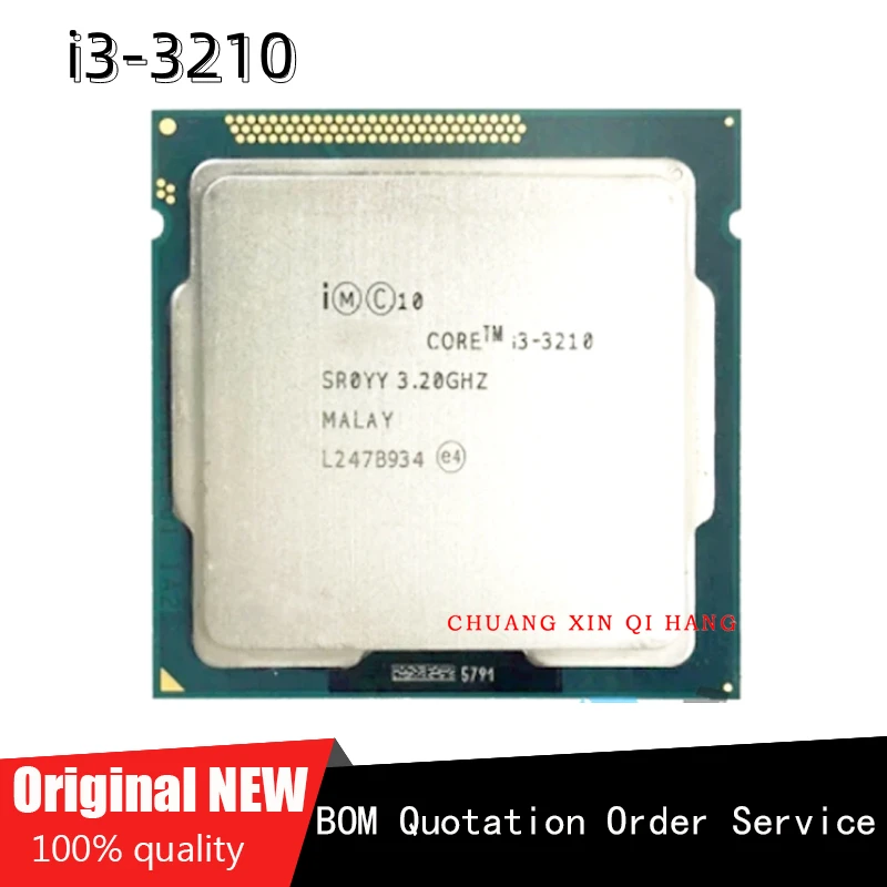 Per Processore Cpu Dual-Core Usato Da I3-3210 3.2 Ghz 3M 55W Lga 1155 I3 3210