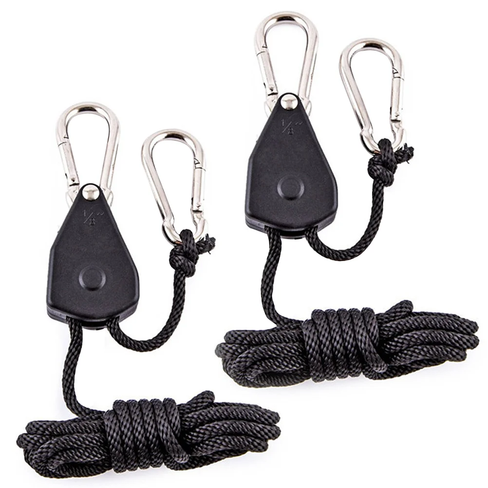 2Pcs Heavy Duty Grow Light Hangers Adjustable Rope For Plant Shelves Flower Pots Outdoor Furniture Gardening Tools
