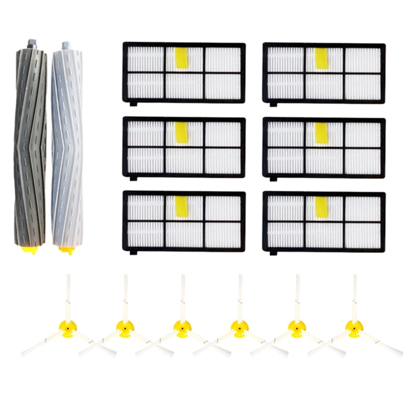 

Акция! Комплект деталей для Irobot Roomba, серия 800 860 865 866 870 871 880 885 886 890 900 960 966 980, основная боковая щетка, Hepa фильтр
