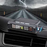 TPMS Solar Tire Pressure Sensor Car Tire Pressure Monitoring System with 4 Wheel Internal External Sensors TMPS - Image 4