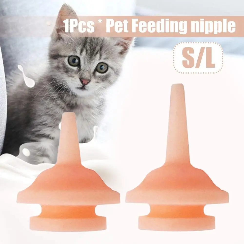 

1pcs Universal Pet Feeding Nipple Mini Cat Silicone Feeding Pacifier for newborn Kittens Puppies Rabbits Small Animals