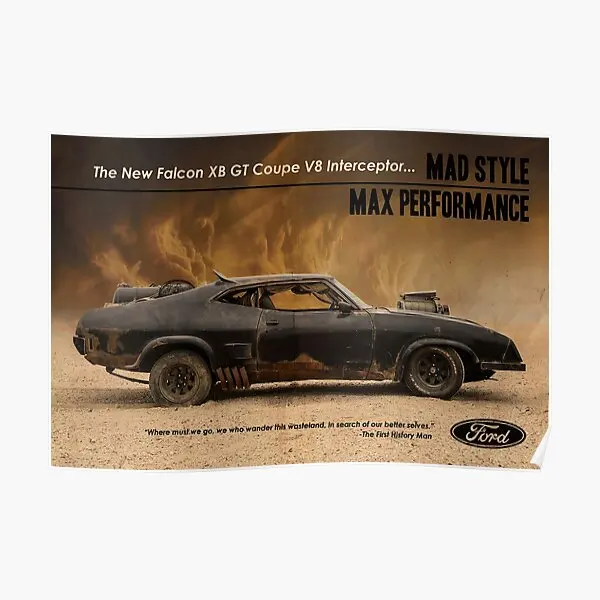 

Плакат перехватчик Mad Max, картина, искусство, домашняя комната, живопись, настенная печать, Современная искусственная роспись, винтажное украшение без рамки