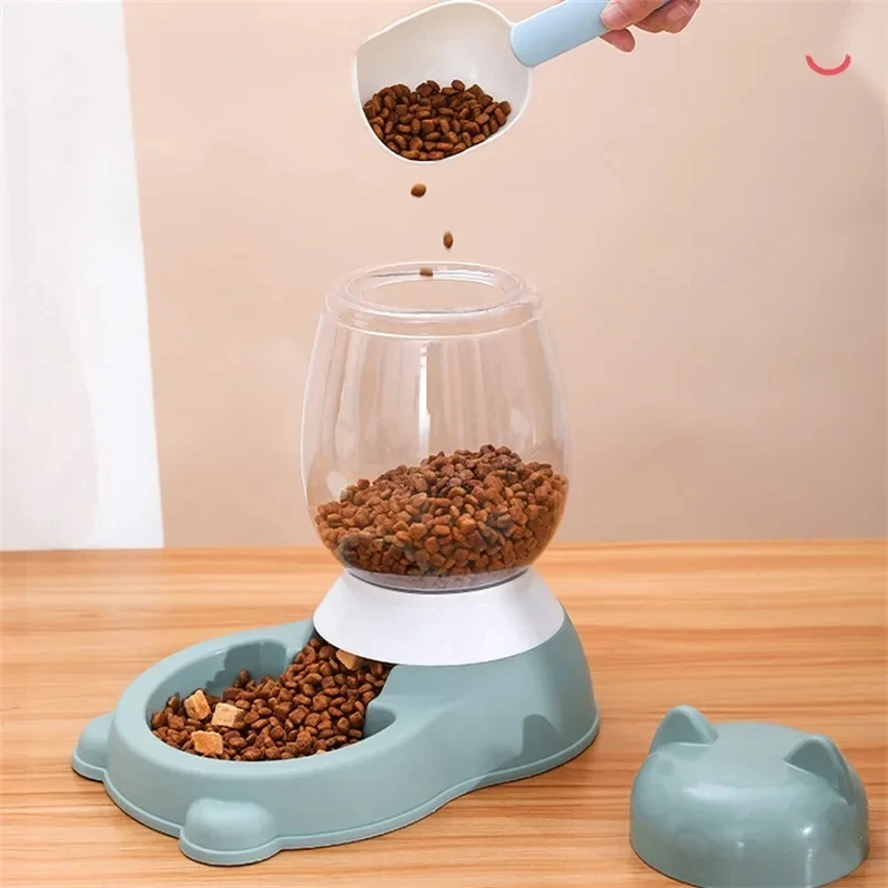 2.2/2.5L 개밥 물 그릇 고양이 개를위한 자동 공급기 디스펜서 대용량 애완 동물 마시는 그릇 고양이 용품