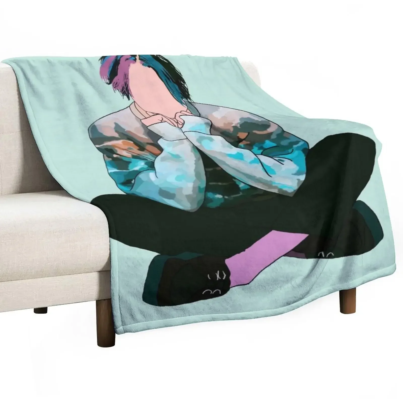 

Yungblud Weird Throw Blanket Decorative Throw Plaid Blankets