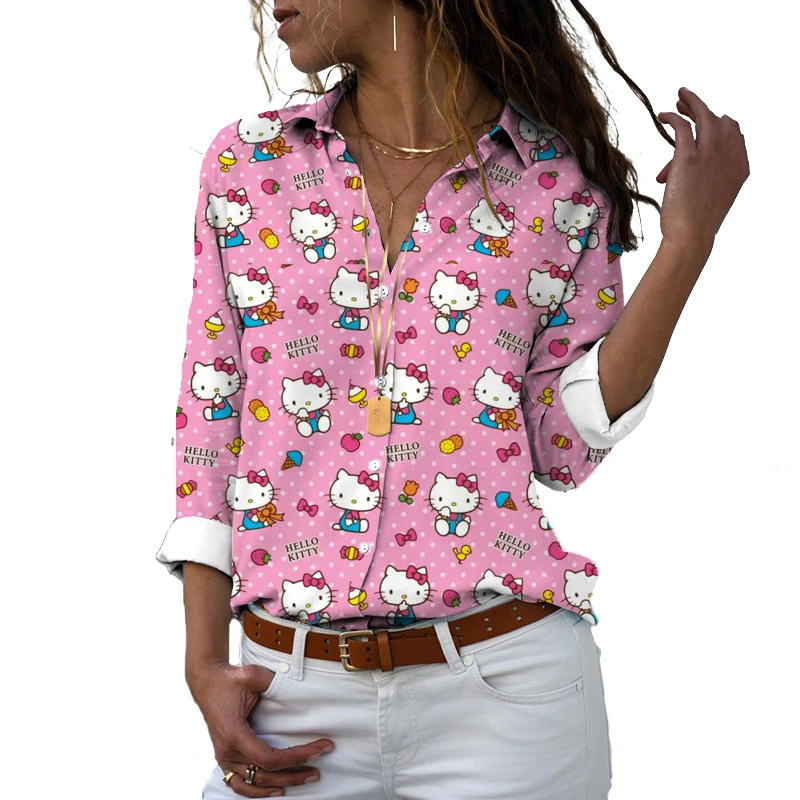 

Summer Spring Long Sleeve 3D Printing Slim Fit Casual Women's Retro T-shirt Women's Fashion T-shirt Street Clothing