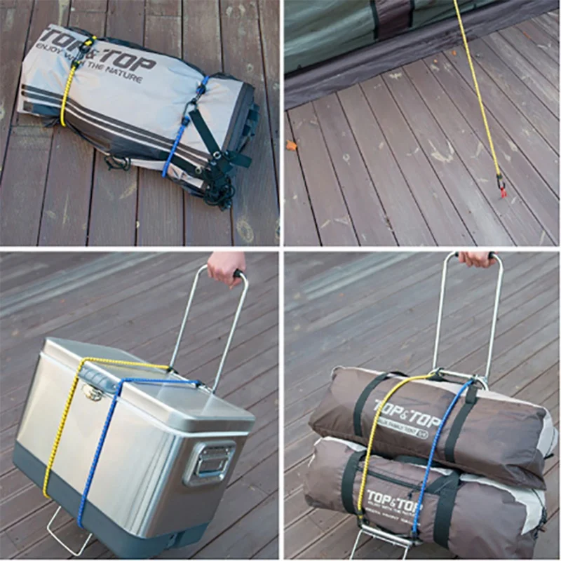 Bungee Straps Cargo Straps Cargo Tie Down Strap Lashing Strap Tie Down Straps Luggage Strap Elastic Binding Rope 1m/1. 5m/2m Motorcycle Heavy Duty Elastic Bungee Shock Cord Strap Stretch Plastic Hook Elastic Round Rope Luggage Tent