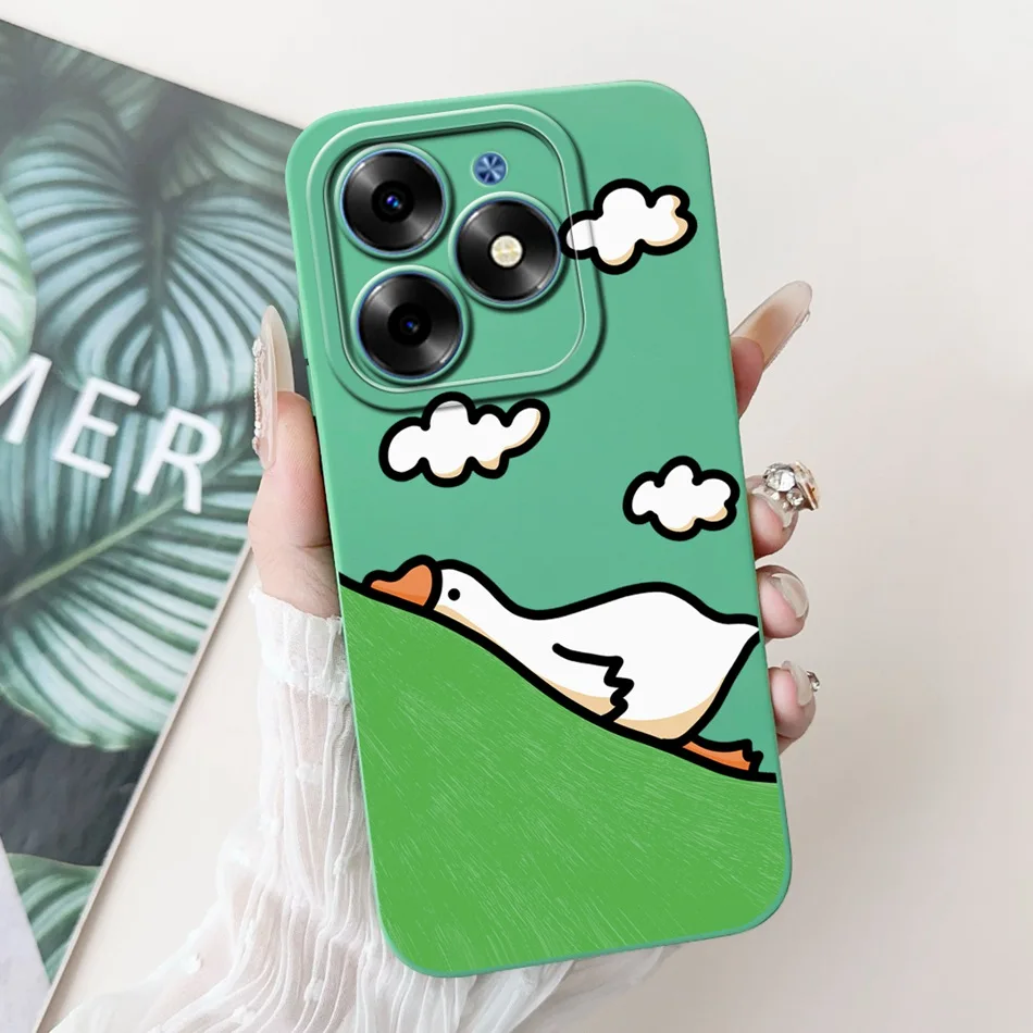Cute Panda Rabbit Cartoon Soft Silicone Lens Protective Bumper Phone Case