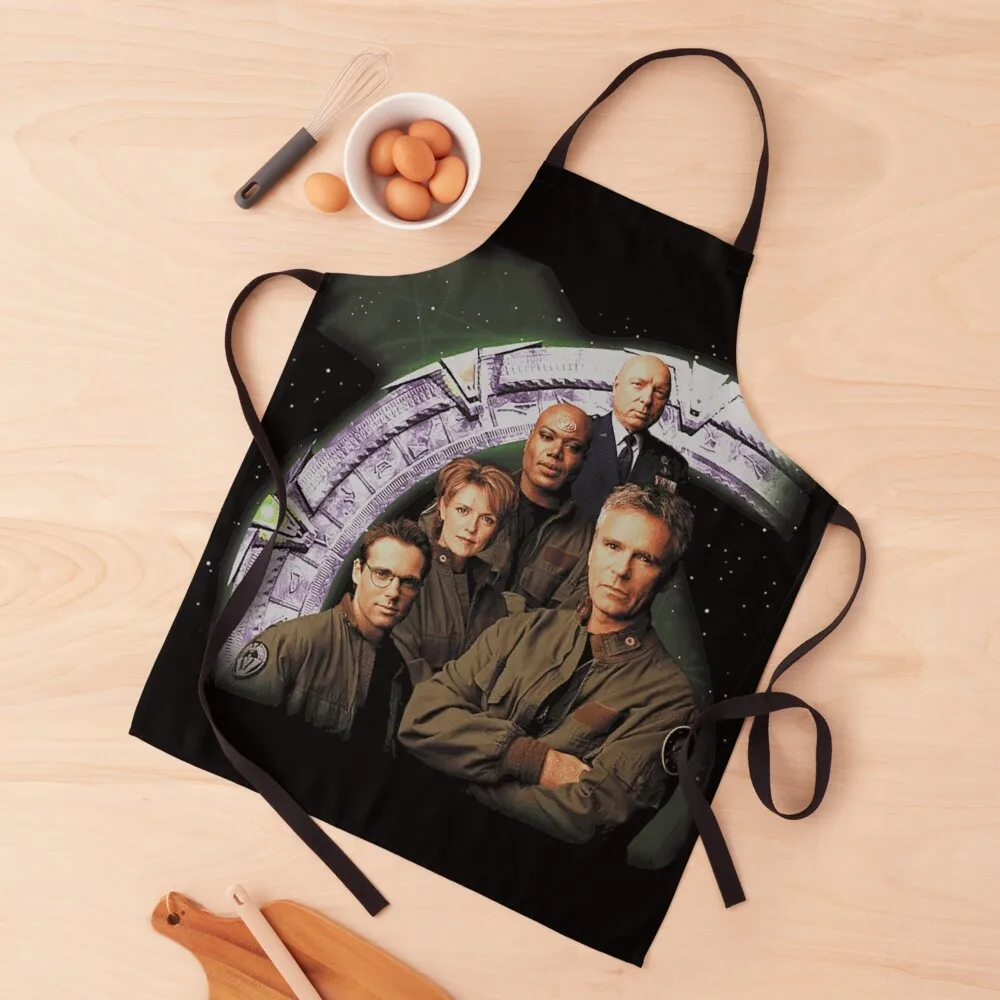 

Stargate SG1 Apron Customizable Apron Woman Apron For Girl Custom Apron