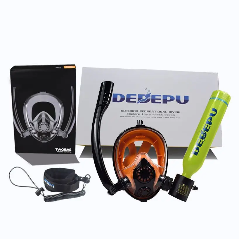DEDEPUScubaDivingEquipmentSetDivingSnorkelAirSnorkeling