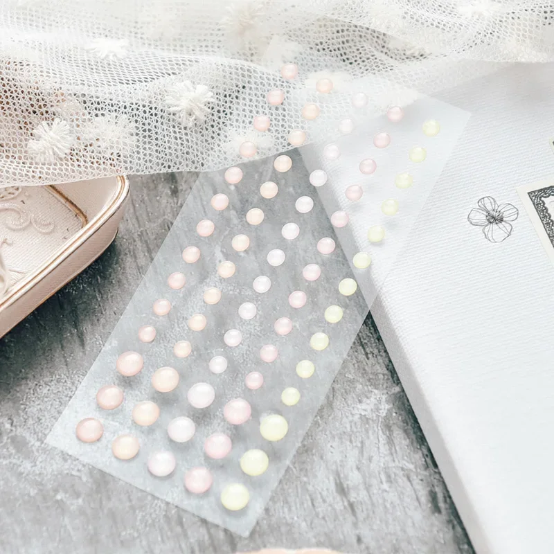 Colorful Self-adhesive Enamel Dots Resin Stickers Junk Journal DIY Album Scrapbooking DIY Crafts Card Making Decoration 70 Dots