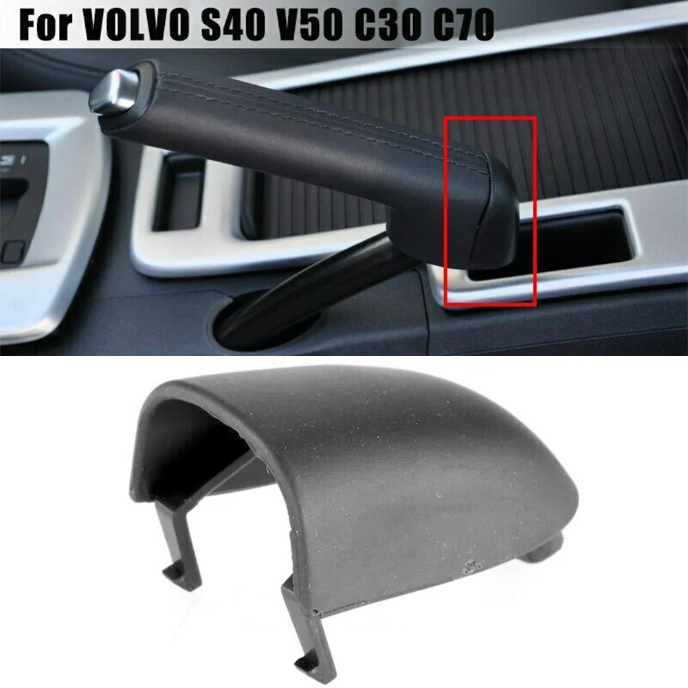 

1 шт., резиновая крышка рычага ручки ручного тормоза + АБС-пластик для VOLVO C30 C70 2006-2013 S40 V50 2004-2012, автомобильные аксессуары