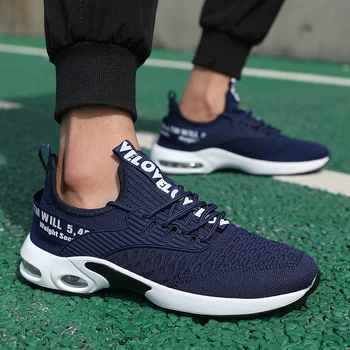 أحذية الجري العصرية للرجال، أحذية رياضية كاجوال خفيفة الوزن مبركن، أحذية رياضية مريحة سهلة الارتداء في الهواء الطلق 3