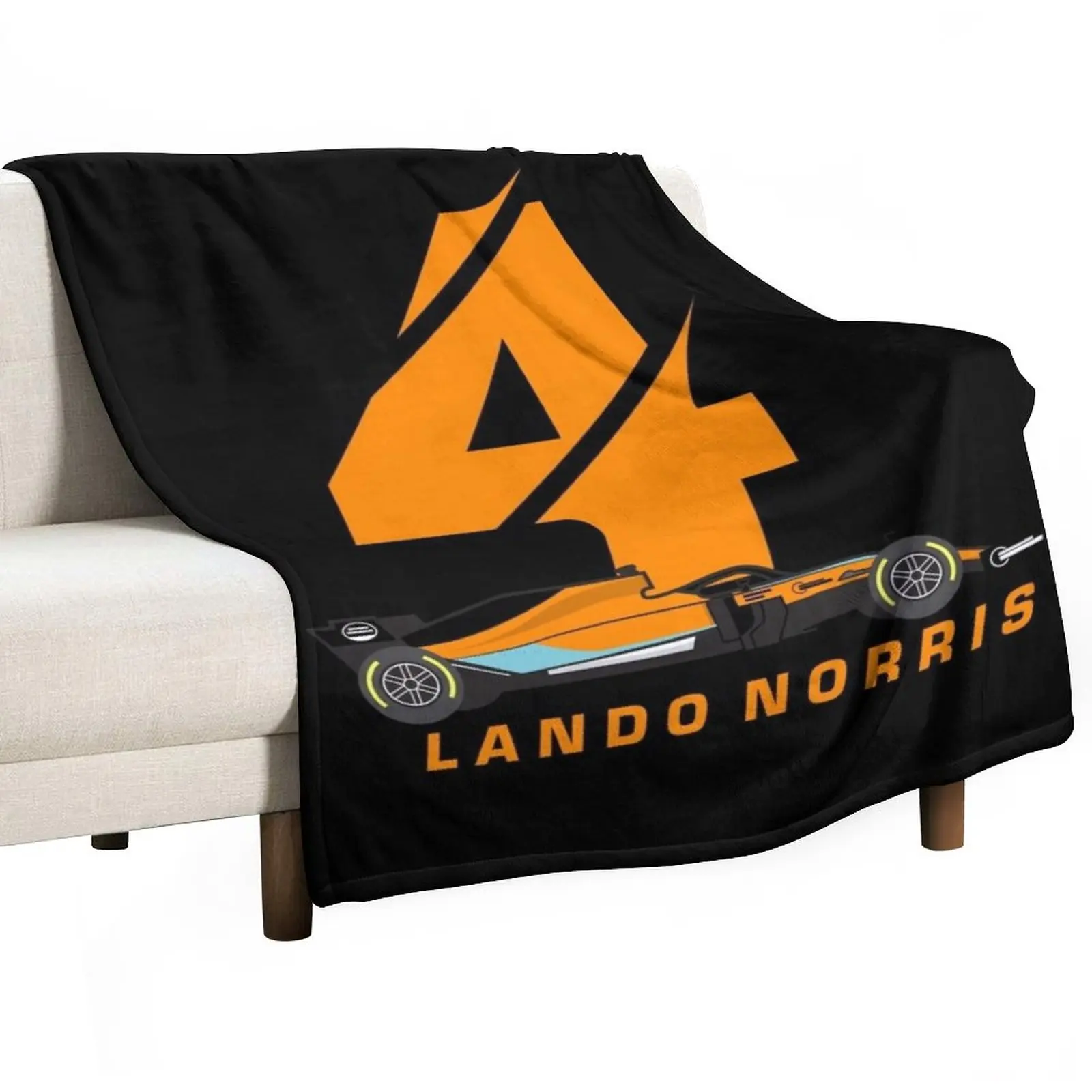 

Norris 4 Racing Car Throw Blanket Summer Luxury Throw Kid'S Soft Big Blankets