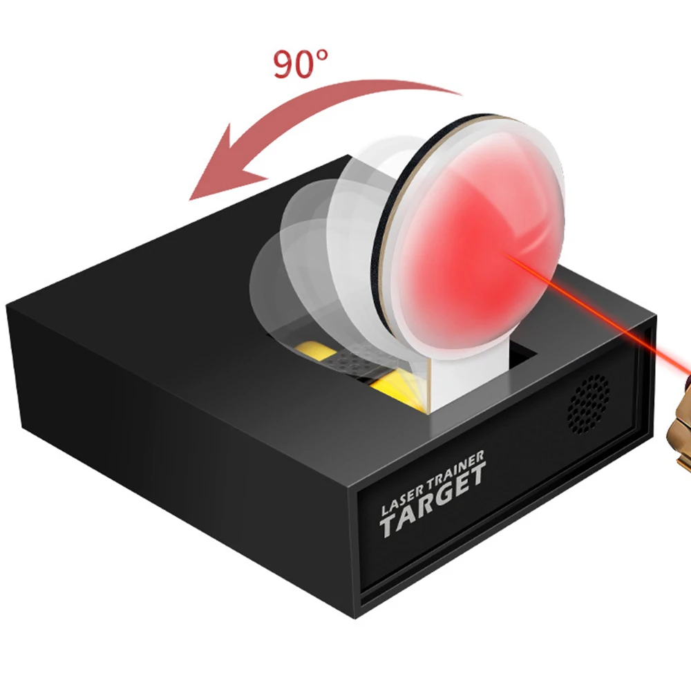 Laser Target Dry Fire Laser Training System for Training Cartridge Shooting Trainer Shoot Target Reactive Sound and Light