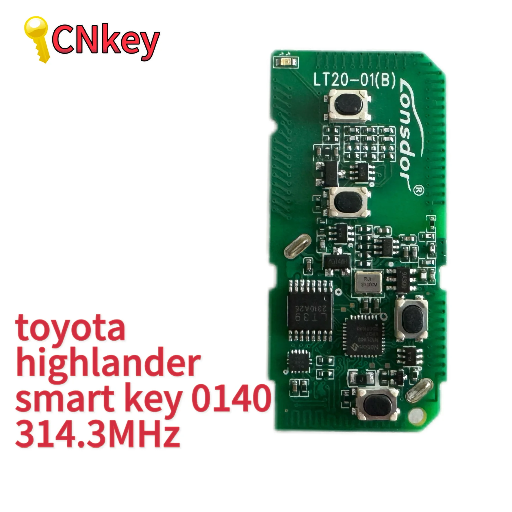 toyota highlander smart key 0140 314.3MHz