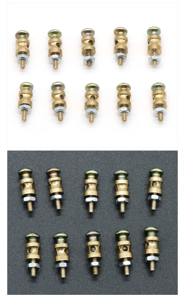 10/20/50 teile/los Stößelstange Anschlüsse Verknüpfung Stopper D1,6mm Metall Schnell Teller Stellungs Servo Stecker für DIY RC Flugzeug – Detail 4