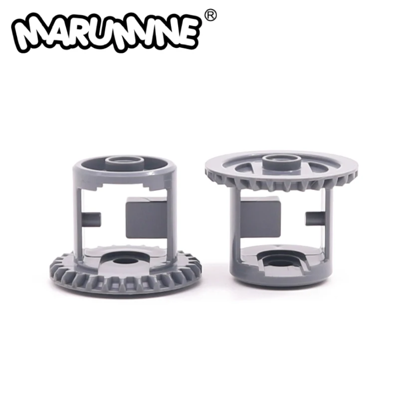 

MARUMINE 2PCS Gear Differential Technology Cone Surface Inner Convex Building Block 62821 MOC Applicable Mechanical Brick Parts