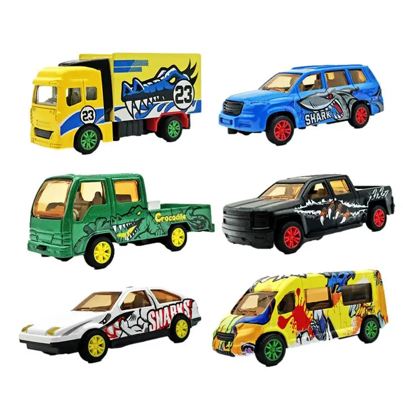 

Автомобили игрушечные 1:64, 6 шт., с граффити