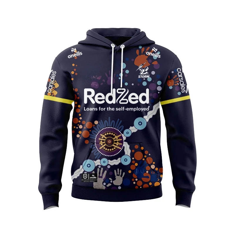 MELBOURNE STORM O'NEAL MEN'S INDIGENOUS SHIRT-HOODIE