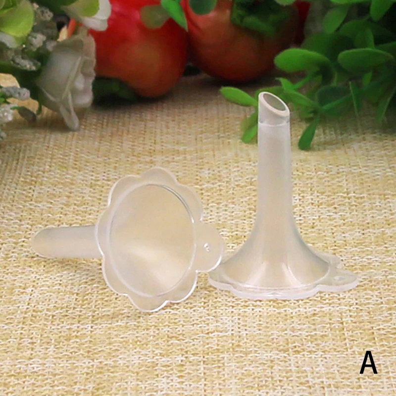 Mini Imbuti In Plastica Bianca (10 Pezzi) Per Riempire Bottiglie, Oli, Profumi, Multiuso