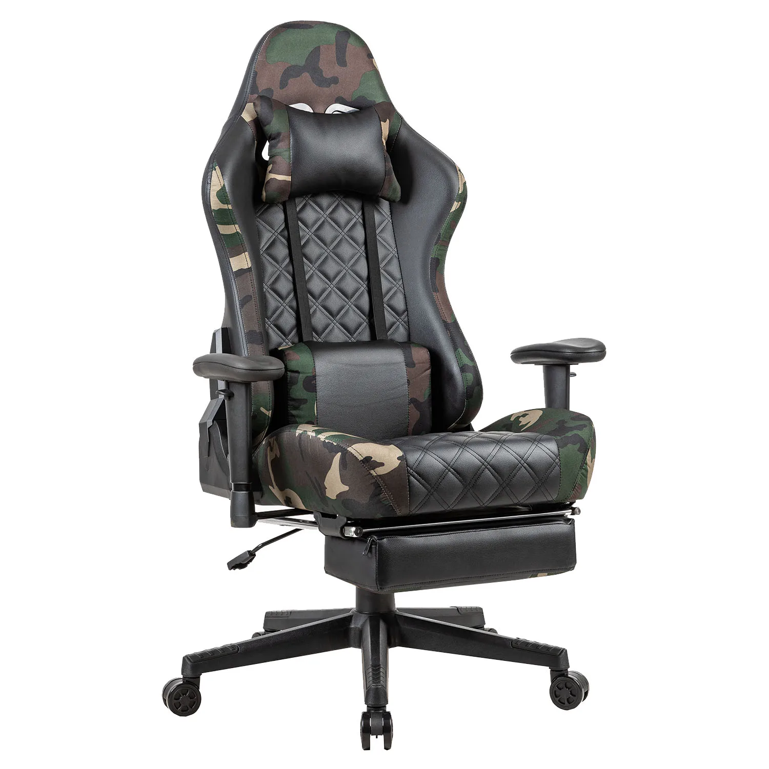 

Gaming Chair PC Office Chair Computer Racing Chair PU Desk Task Chair Ergonomic 360°Swivel Rolling Chair E-sports Chair[US-W]