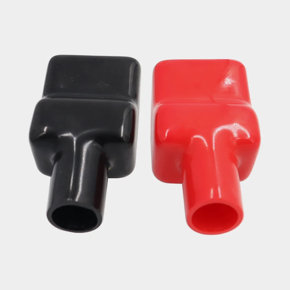

3 Pairs Car Insulating Cap Terminal Caps Protector Negative Cover Replacement Covers Kit