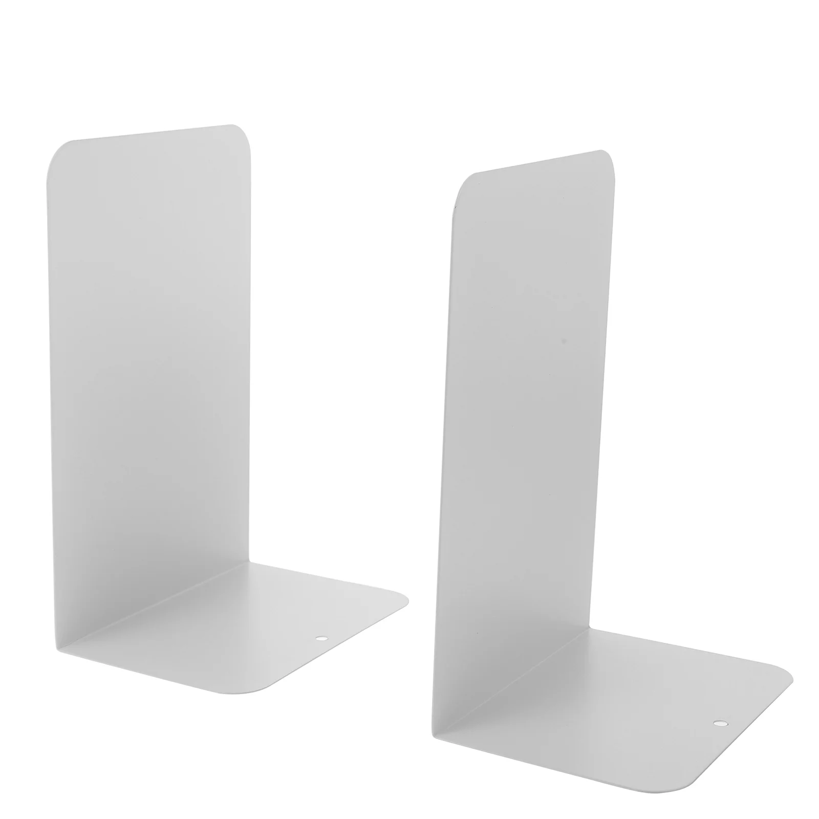 

2 Pcs Book Stand Bookend Simple Files Stoppers Organizer Shelves for Office Bookshelf Metal Student Bookends Use Decor
