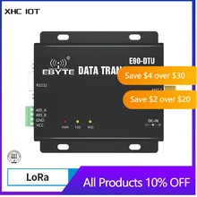 

LoRa SX1262 SX1268 230MHz 5W RSSI Relay Radio Modem Wireless Transceiver RS232 RS485 1000 Bytes 37dBm 20Km E90-DTU(230SL37)