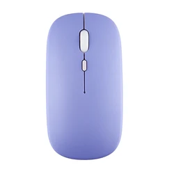 Enhanced Wireless Bluetooth Optical Mouse for Computers, Tablets, and Laptops (Purple)