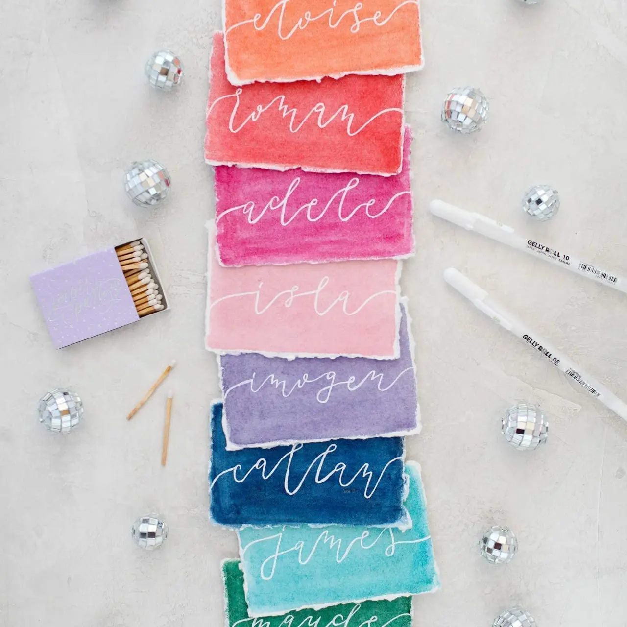 Hiroページ☆。.:＊・゜3点セット 1/3PCS SAKURA Gelly Roll Długopisy żelowe Marker do