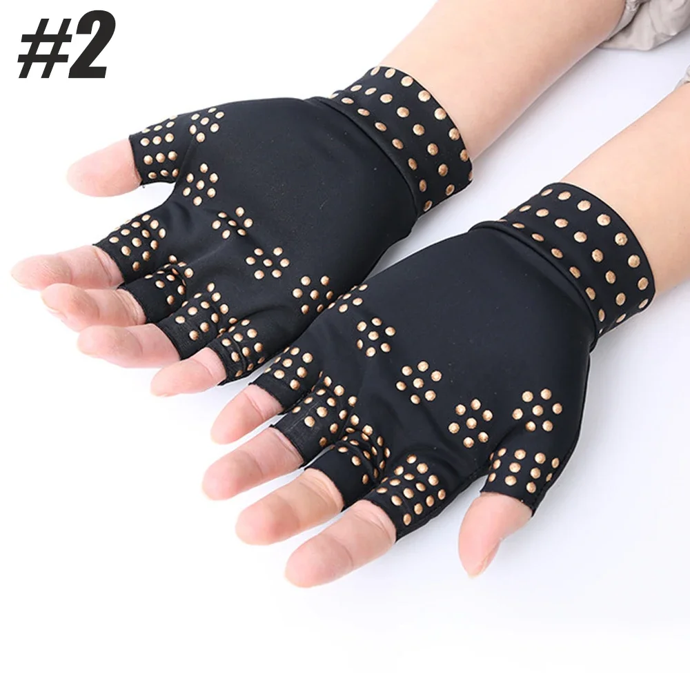 Pain Relief Fingerless Compression Gloves for Arthritis Support and Daily Use