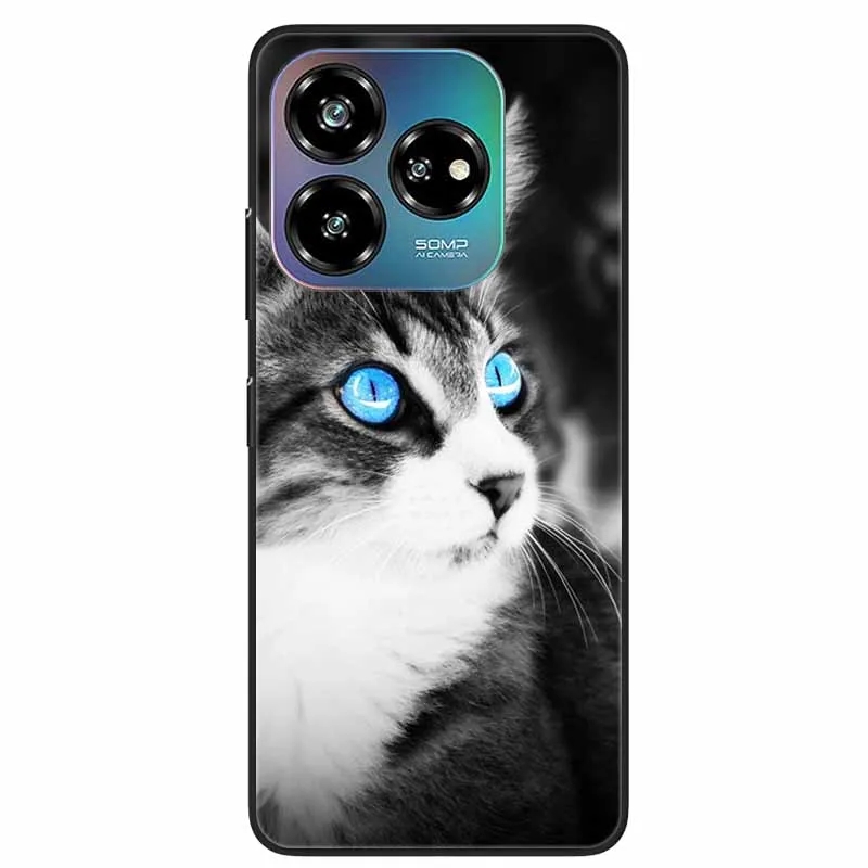 ZTE Blade V60 Design Black Soft TPU Silicone Back Cover - Sleek Protective Phone Case
