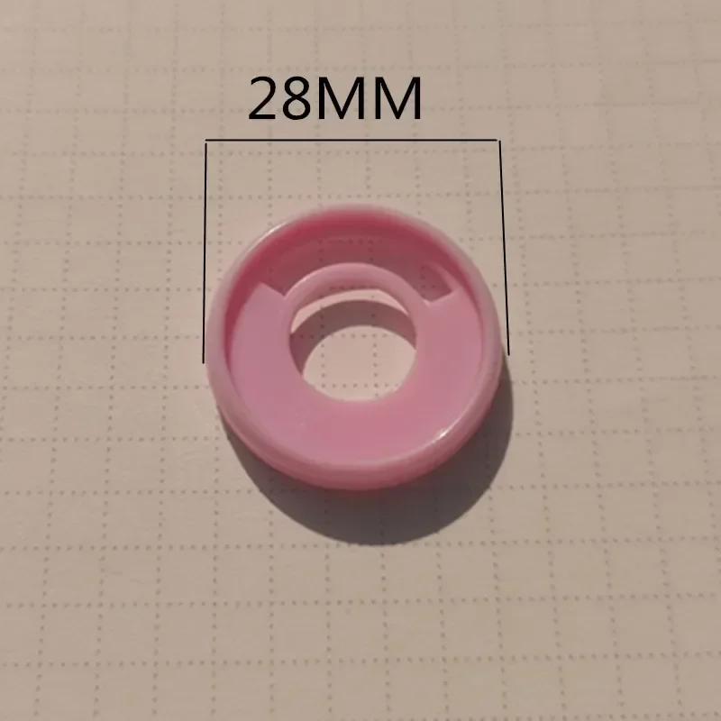 100PCS 28MM Plastic Binding Rings Pen Insertable Binding Buckle Mushroom Hole Notebook Accessories Storage CD