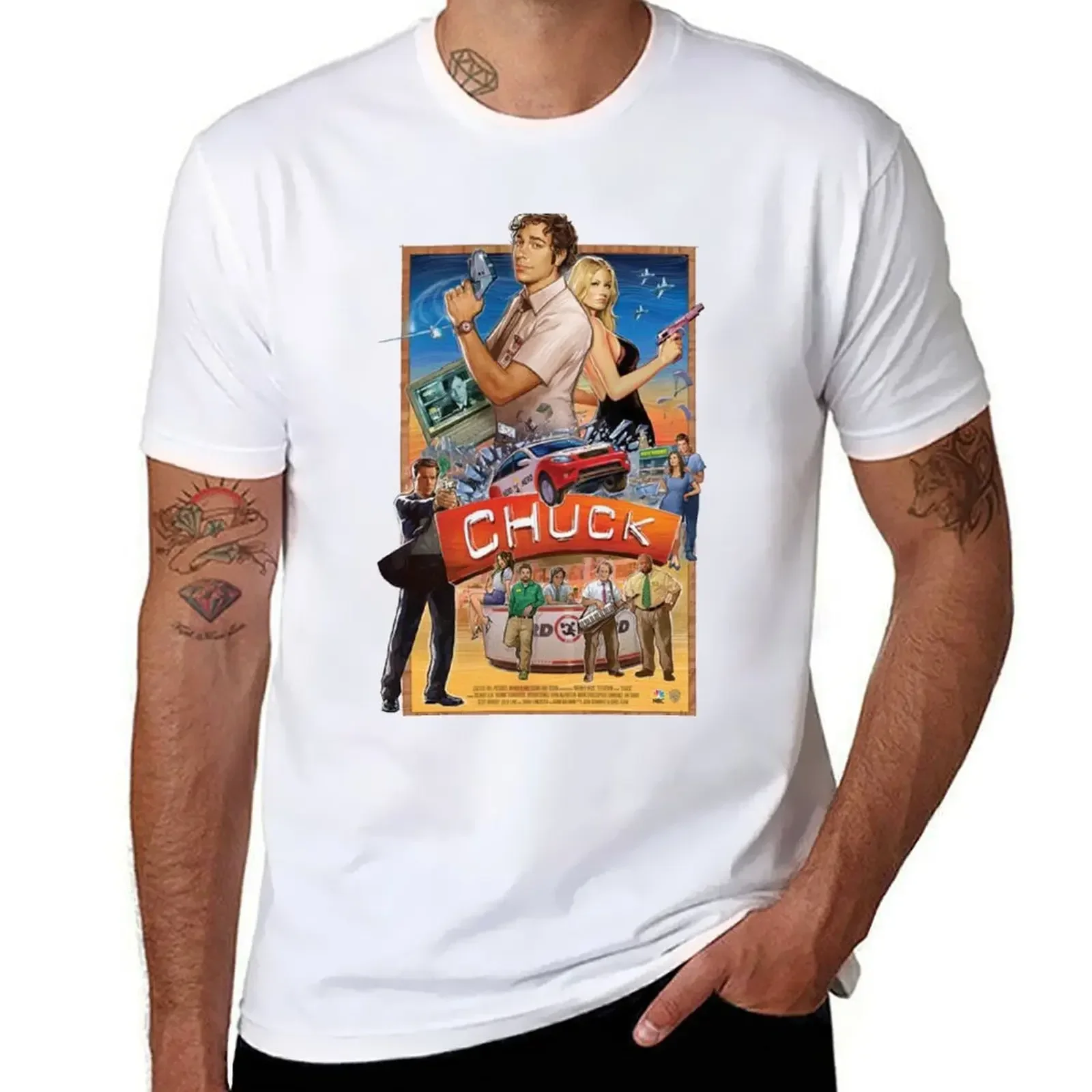

The Life and Times of Chuck T-shirt blanks quick-drying men workout shirt
