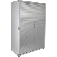 Seville Classics UltraHD Solid Steel Lockable Metal Storage Cabinet Locker Organizer, w/Adjustable Shelves 48" W x 24" D x 72" H 1