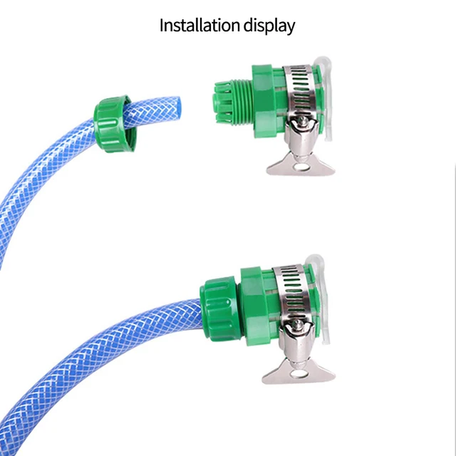 Kerti Tömlő Gyors Csatlakozó Csapvízcső Univerzális 1/2 Hüvelykes Csaptelep Adapter Kert Öntözőrendszer Kiegészítők - Image 2