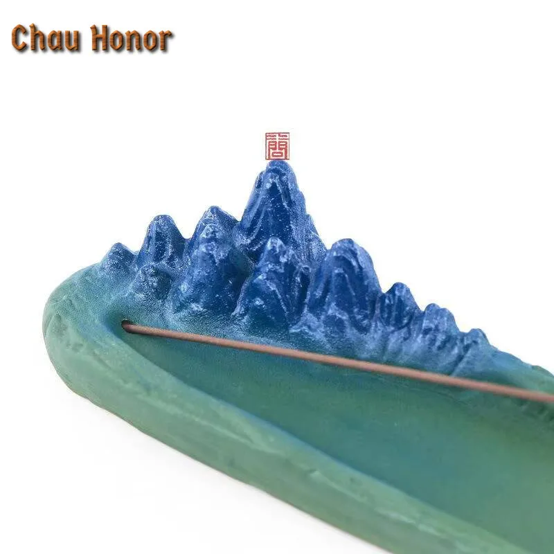 The Vast Land Incense Holder Retro Mist Smoking Steamers Furnace Household Smell Distributor Chinese Tea Set Equipment Ornaments