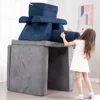 Play Couch Sofa for Kids 10PCS Sectional Sofa Playroom Imaginative Furniture for Creative Kids Girls and Boys Bedroom 4
